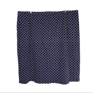 Lands’ End  Chain Link Design Stretchy Pull On Skirt